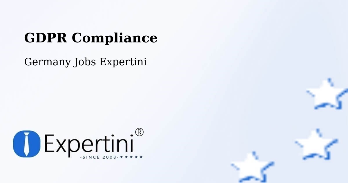 EU GDPR Compliance Statement – Waiblingen - Germany Jobs Expertini